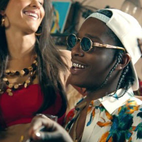 Clip d'Asap Rocky pour Wild for the Night
