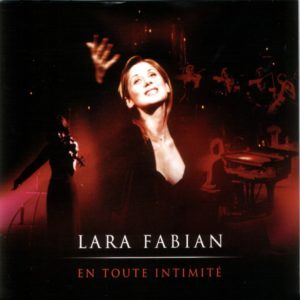 Pochette de l'album live En toute intimité de Lara Fabian