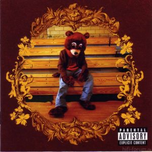 Pochette du premier album de Kanye West The College Dropout